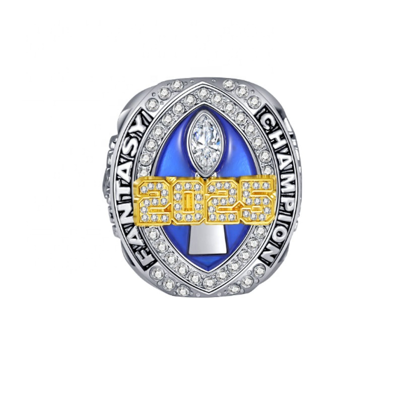 2025 Fantasy Football Championship Ring for Men High Quality Alloy Gemstone Jewelry Cheap Sports Rin