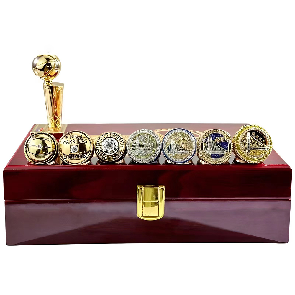 2022N.B.A.7 Golden State Warriors Curry Championship Ring Belt 10cm Trophy Set, Fashion Souvenir Col