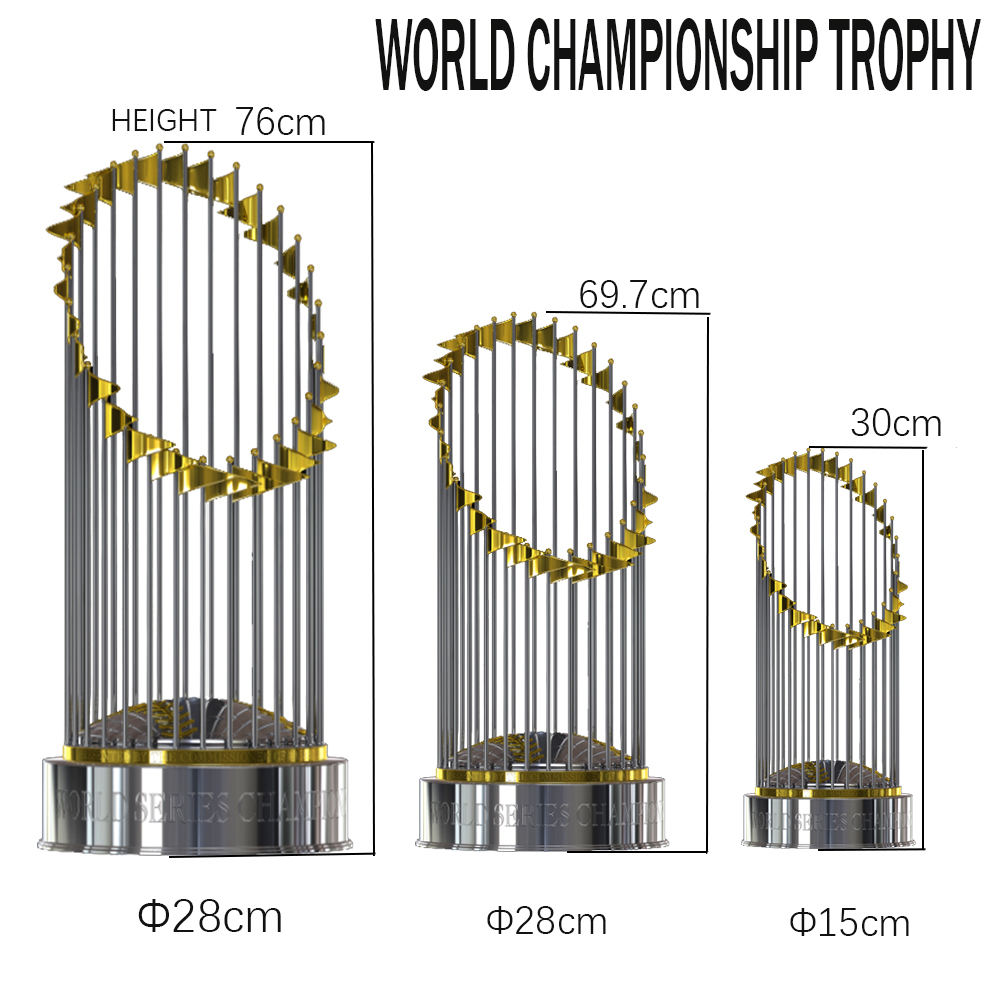 Custom World Championship Trophy MLB Baseball Hockey League Metal Trophy 76cm USSSA Sports TOURNAMEN